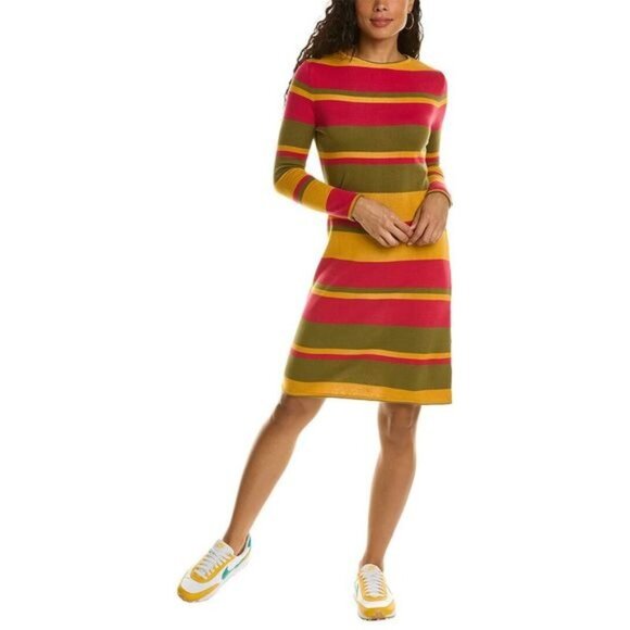 Frances Valentine Phoebe Striped Sweater Dress Size Small - Picture 4 of 7